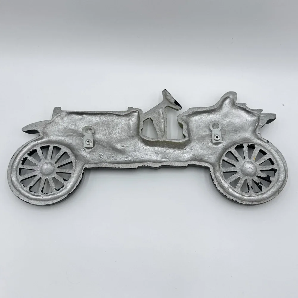 Vintage 1909 Hupmobile Car Hand Cast Aluminum Wall Art By Midwest Products #AC-7